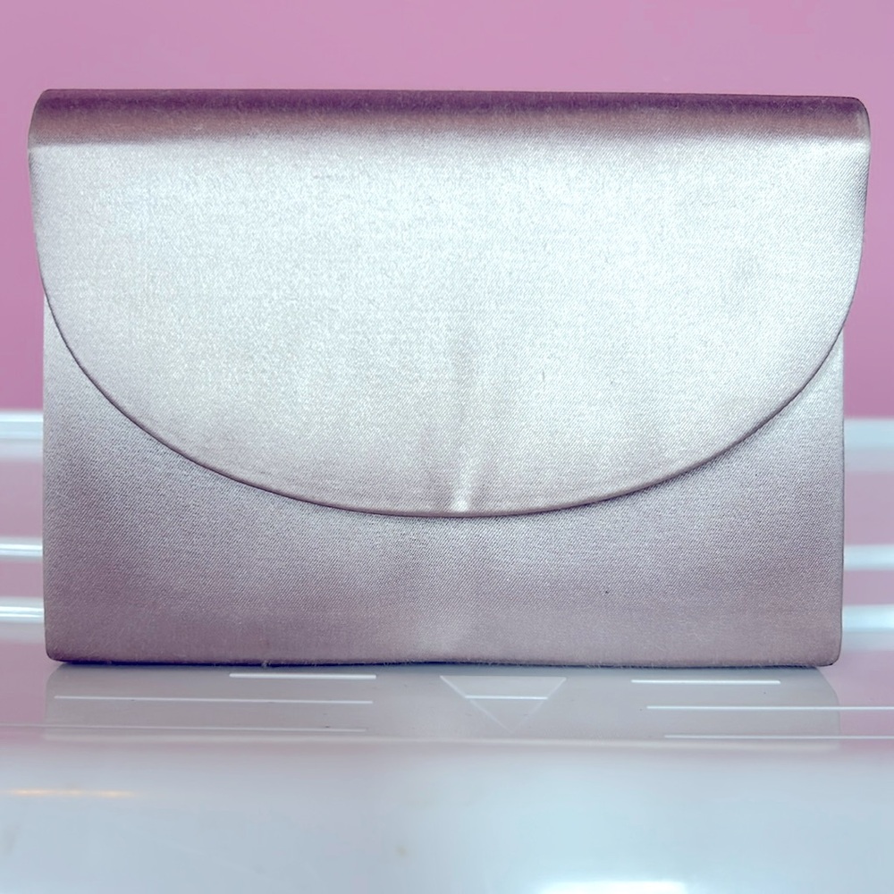 Satin clutch